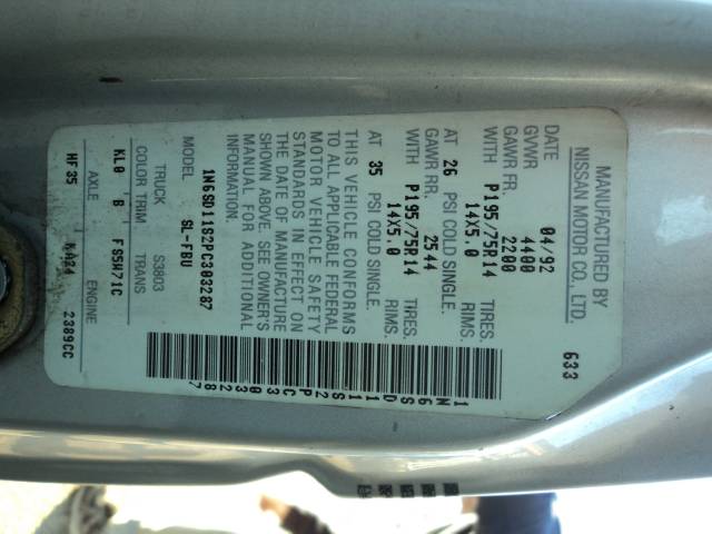 1993 Nissan Pickup Unknown