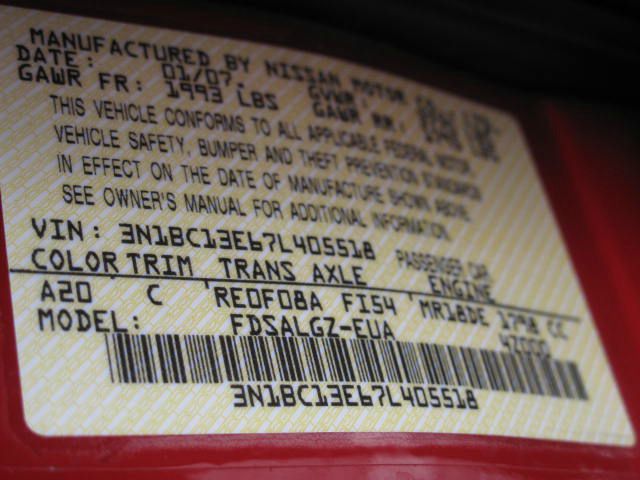 2007 Nissan Versa Limited Access Cab 4WD