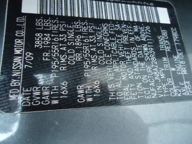 2009 Nissan cube Limited Access Cab 4WD