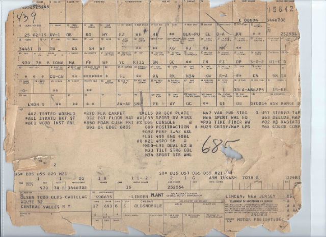 1973 Oldsmobile 442 LS LT LTZ