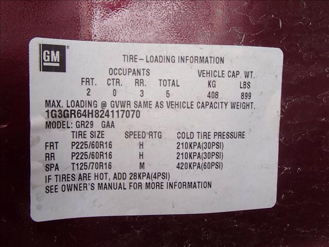 2002 Oldsmobile Aurora 111 WB AWD