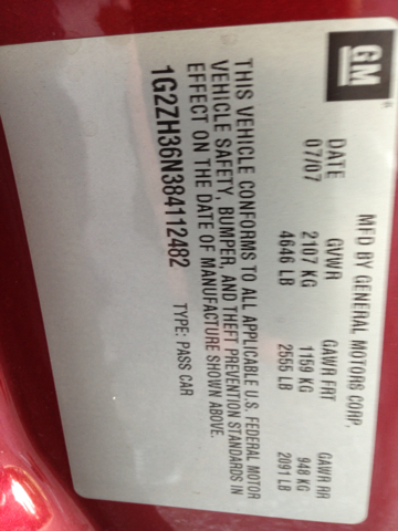 2008 Pontiac G6 Flying Spur Mulliner Edition