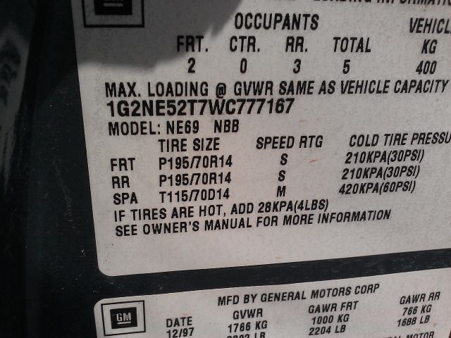 1998 Pontiac Grand Am Sport -5 Speed-stick-4x4