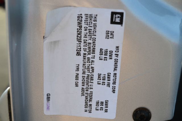 2003 Pontiac Grand Prix Passion