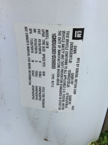 2001 Pontiac Montana SLT Cummins 4x4