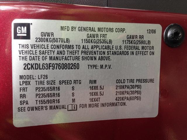 2007 Pontiac Torrent Unknown