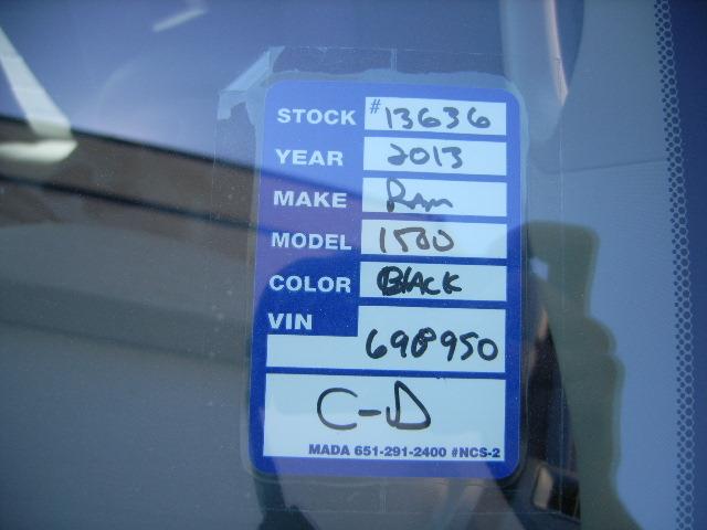 2013 RAM Ram Pickup 2dr 102 WB 4WD Value Manual