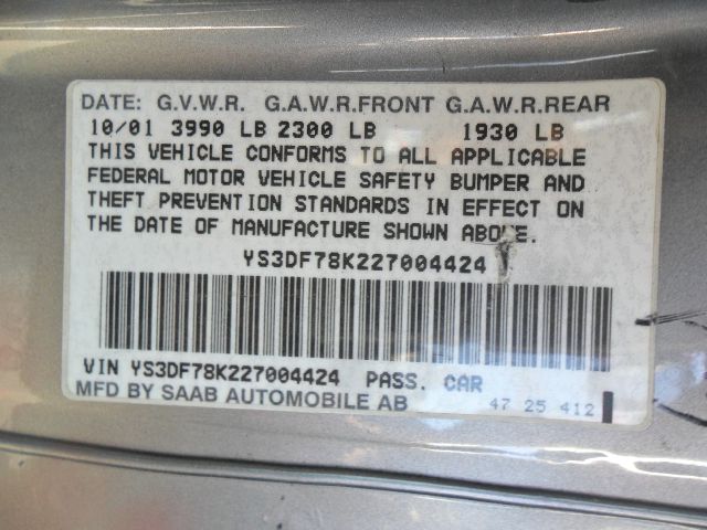 2002 Saab 9-3 Convertible