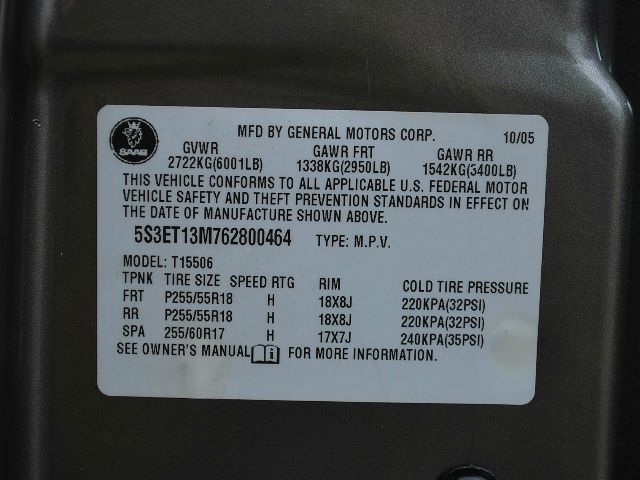 2006 Saab 9-7X Regular Cab 2WD