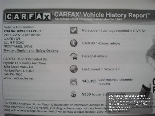 2004 Saturn Ion GLS 1.8T