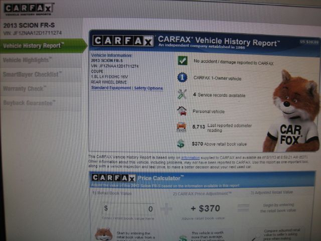 2013 Scion FR-S LS Sport Wagon