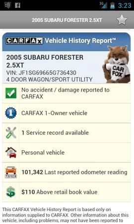 2005 Subaru Forester Personal Luxury