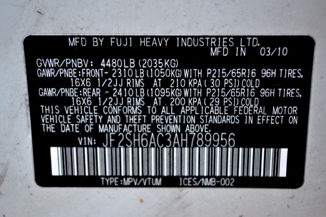 2010 Subaru Forester LT Z71