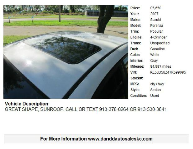 2007 Suzuki Forenza 1LT AWD