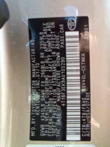 2010 Toyota Camry Custom 4D