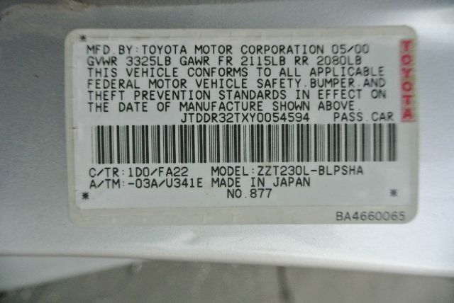 2000 Toyota Celica Passion