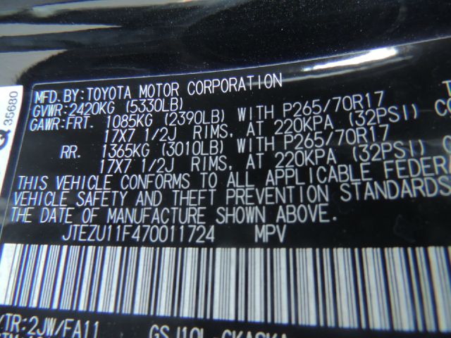 2007 Toyota FJ Cruiser 4wd