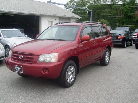 2002 Toyota Highlander Unknown
