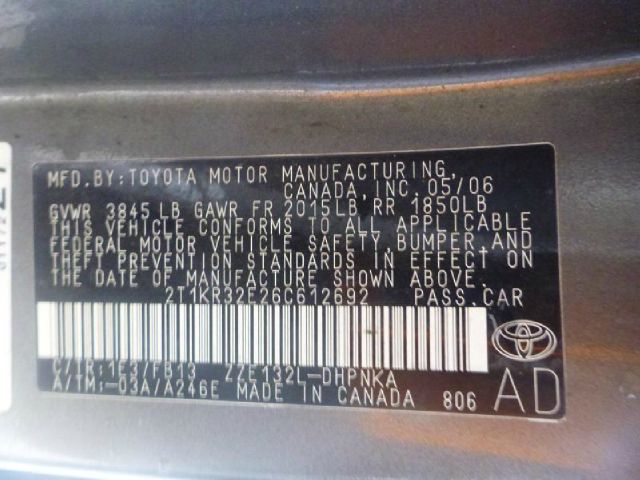 2006 Toyota Matrix 4wd