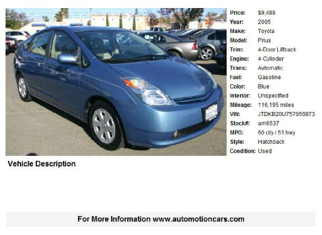 2005 Toyota Prius Graphite