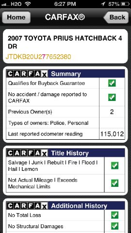 2007 Toyota Prius Graphite