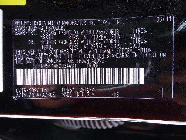 2011 Toyota Tundra 4WD Crew Cab SLE Z71