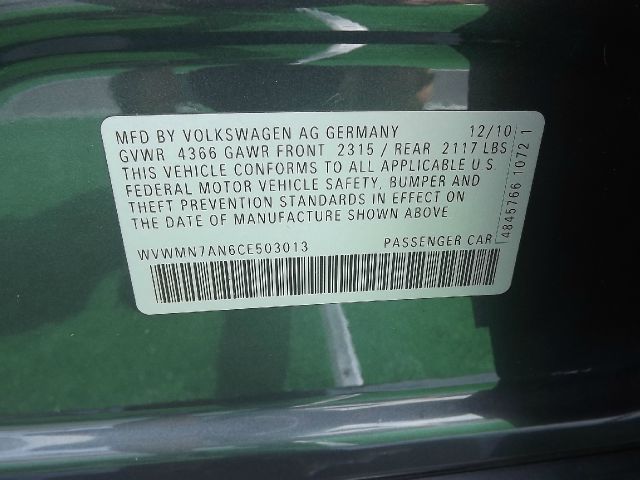 2012 Volkswagen CC SE 4X4 3RD ROW