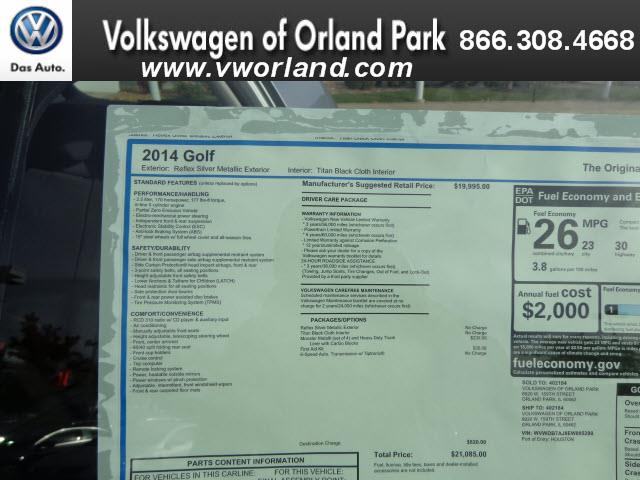 2014 Volkswagen Golf Unknown