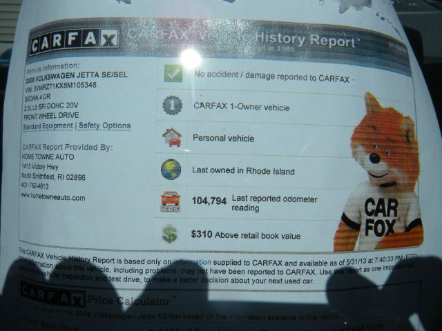 2008 Volkswagen Jetta Supercharged Notchback