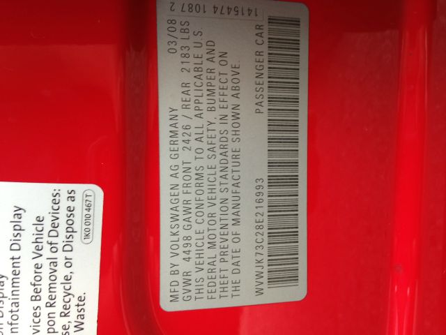 2008 Volkswagen Passat Series 4