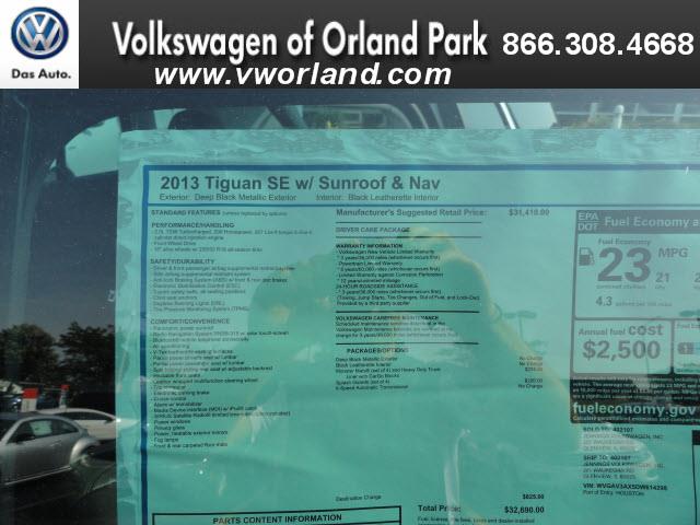 2013 Volkswagen Tiguan Unknown