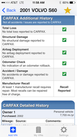 2001 Volvo S60 4WD 4dr Sport